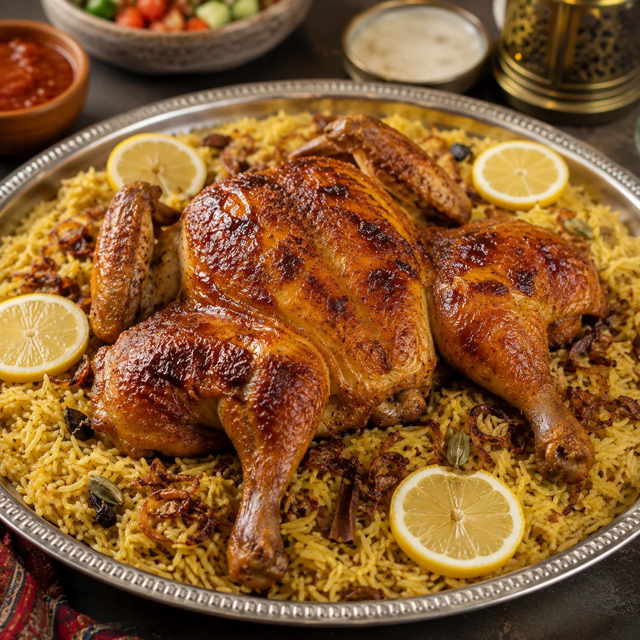 دجاج مِزاج المحمّر