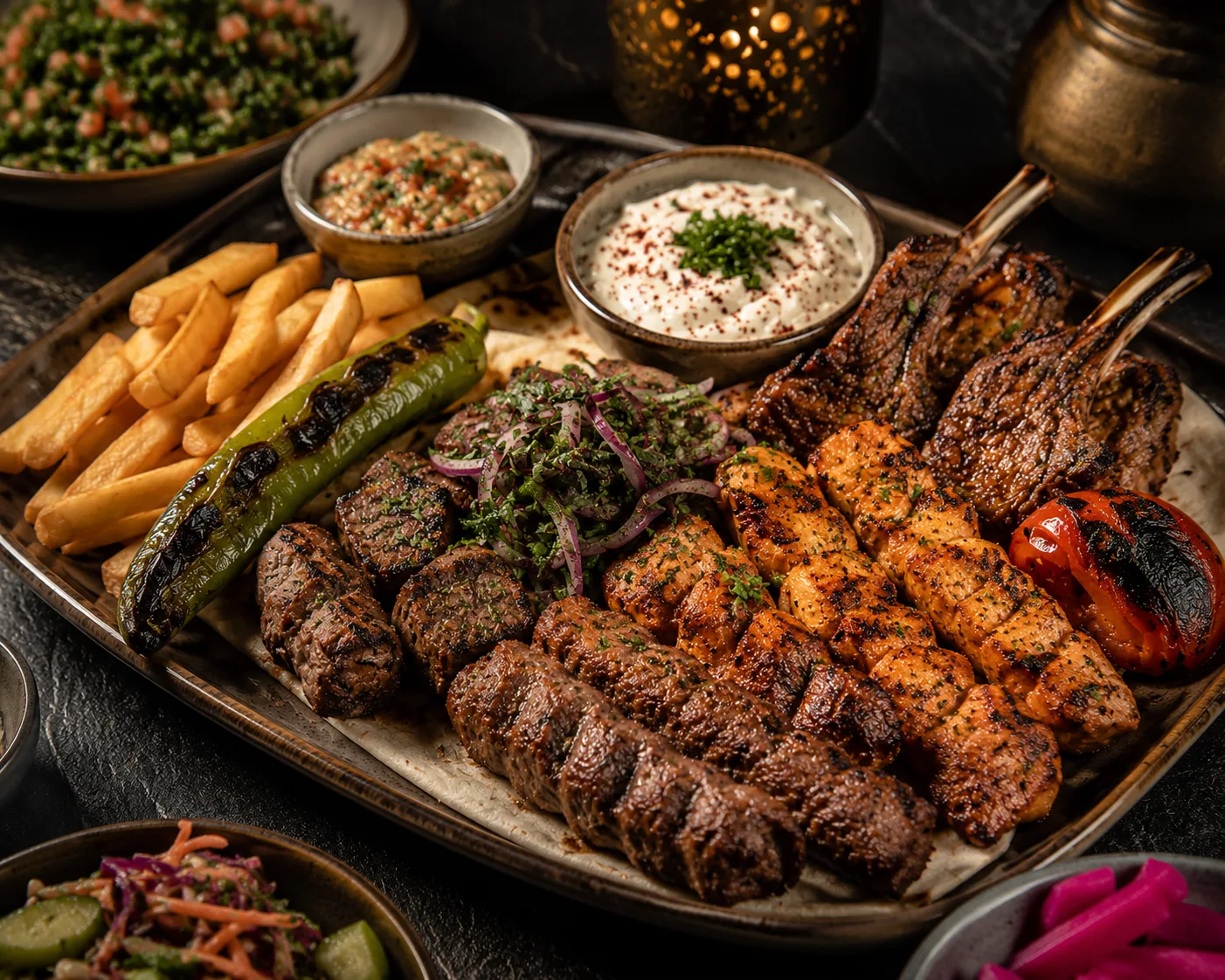 تجربة الطعام في مِزاج